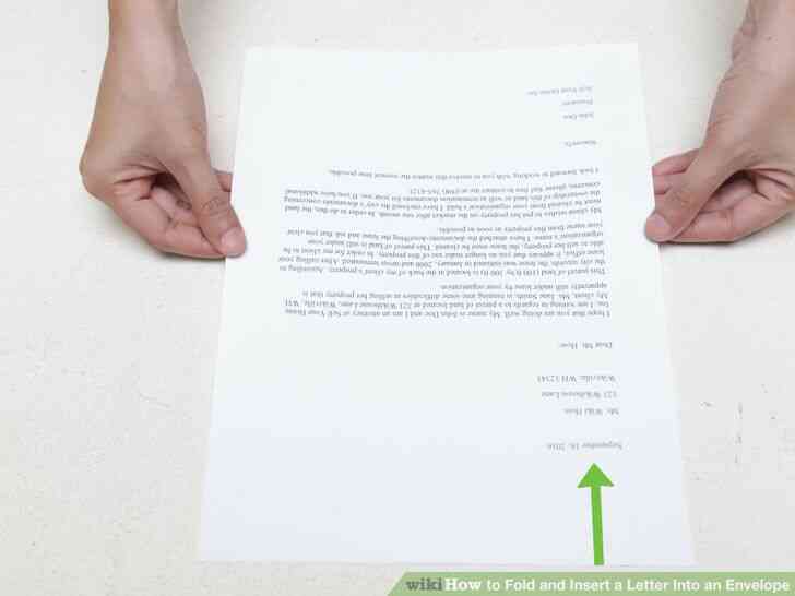 Image intitulée Plier et Insérer une Lettre Dans une Enveloppe à l